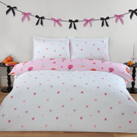 Bowtique Pumpkins Duvet Set - Pink / Single