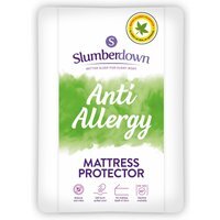Slumberdown Anti-Allergy Mattress Protector - White / King