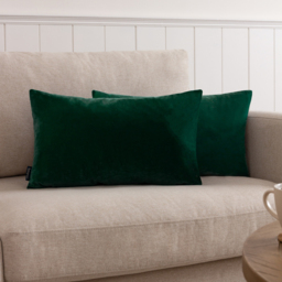 Sunningdale Velvet Cushion - Bottle / 30cm / Polyester - thumbnail 3