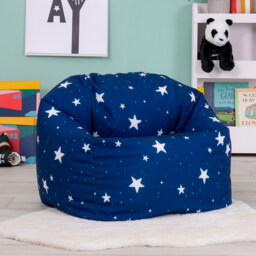 icon Kids Starry Skies Bean Bag Chair - Blue - thumbnail 2