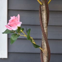 Outsunny Artificial Rose Tree - Pink / 3.5kg - thumbnail 5
