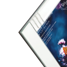 Alora Glass Frame - Silver / 6 x 4 inch - thumbnail 2