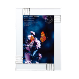 Alora Glass Frame - Silver / 6 x 4 inch - thumbnail 3