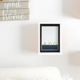 "5"" x 7"" 3D Deep Box Photo Frames - 4"" x 6"" Mount - Pack of 2 - White/Black / 17.5cm" - thumbnail 3