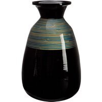 Dusk Cream Small Ribbed Ceramic Vase - Bamboo 100%