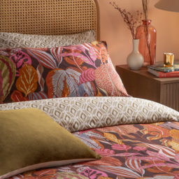 Utopia Printed Reversible Duvet Cover Set Single - Multicolour - thumbnail 2