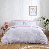 Felicity Frill Duvet Set - Blush / Superking - image 1