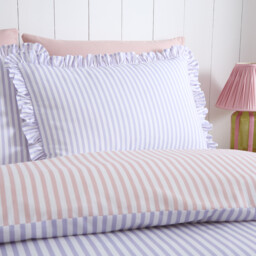 Felicity Frill Duvet Set - Blush / Superking - thumbnail 5