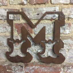 "Home Sign 5"" , Personalised Metal Lettering , Home Letters , Unique Gift - Rusted" - thumbnail 3