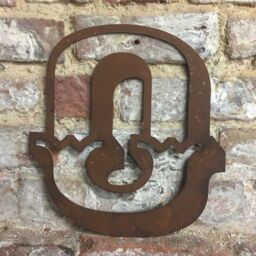 "Home Sign 5"" , Personalised Metal Lettering , Home Letters , Unique Gift - Rusted" - thumbnail 5