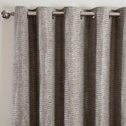 Kelston Eyelet Curtain - Silver / 168cm / 183cm - thumbnail 3