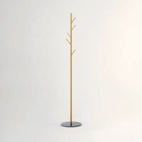 Avento Gold And Black Coat Stand - Gold