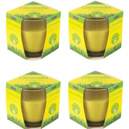 Citronella Glass Jar Candle - Yellow / 4 - thumbnail 3