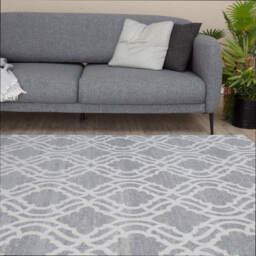 Carina Collection Moroccan Rug - Grey / 160cm / 160 x 230 cm Rectangle - thumbnail 4