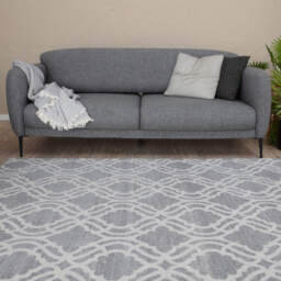 Carina Collection Moroccan Rug - Grey / 160cm / 160 x 230 cm Rectangle - thumbnail 3