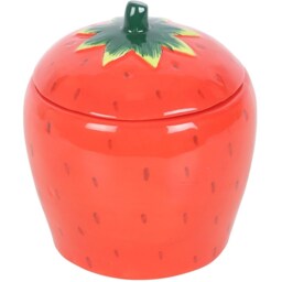 Ceramic Fruit Shape Jar and Candle - Strawberry - thumbnail 5