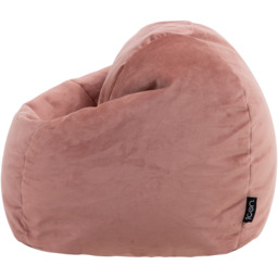 Kids Bean Bag Chair, Velvet Childrens Bean Bag for Girls and Boys - Pink - thumbnail 4