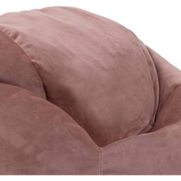 Kids Bean Bag Chair, Velvet Childrens Bean Bag for Girls and Boys - Pink - thumbnail 3