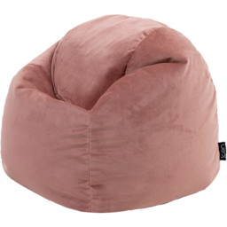 Kids Bean Bag Chair, Velvet Childrens Bean Bag for Girls and Boys - Pink - thumbnail 5