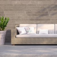 Geometric Diamonds Outdoor Cushion - Pink / 60cm - image 1