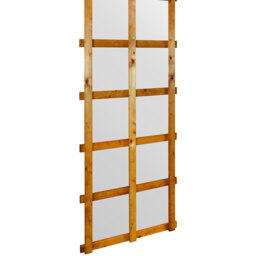 The Trellis Garden Mirror - Orange / 64cm - thumbnail 3