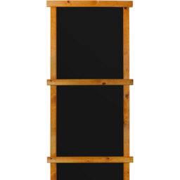 The Trellis Garden Mirror - Orange / 64cm - thumbnail 4