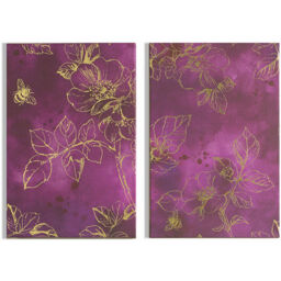 Art for the Home Mulberry Trail Set of 2 Printed Canvas - Purple - thumbnail 2