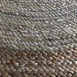 Round Jute Circle rug  - Natural - thumbnail 5