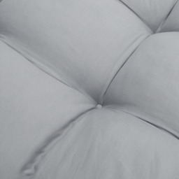 Livingandhome Outdoor Seat Cushion 40cm - Light Grey - thumbnail 3