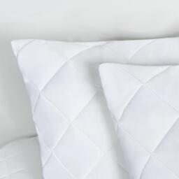 Pair Of Pinsonic Pillow Protector Cases - White - thumbnail 2