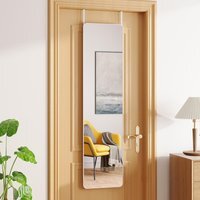 Door Hanging Full Length Mirror - White - image 1