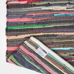 Homescapes Recycled Cotton Chindi Rug - Multi Colour / 150cm - thumbnail 2