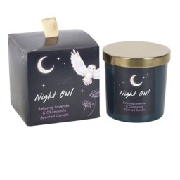 Night Owl Sleep Candle With Lavender And Chamomile - Navy - thumbnail 2