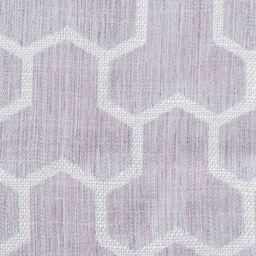 Geometric Jacquard Blackout Eyelet Curtain Pair - Soft Pink / 182cm / 228cm - thumbnail 2