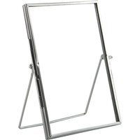 Nicola Spring Metallic Floating Photo Frame - Silver / 2