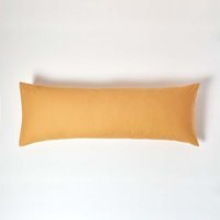 200 Thread Count Egyptian Cotton Body Size Pillowcase - Mustard - thumbnail 1