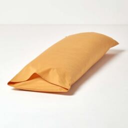 200 Thread Count Egyptian Cotton Body Size Pillowcase - Mustard - thumbnail 5