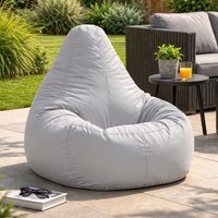icon Dalton High Back Adult Gaming Indoor Outdoor Bean Bag Chair - Grey - image 1