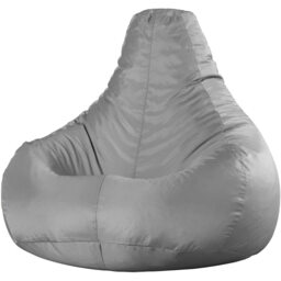 icon Dalton High Back Adult Gaming Indoor Outdoor Bean Bag Chair - Grey - thumbnail 3