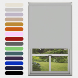 Blackout Roller Blind - Light Grey / 60cm / 210cm - thumbnail 5