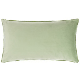 Twinkling Tree Trio Embroidered Cushion - Green / Polyester - thumbnail 3