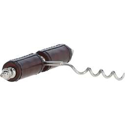 Luxury Leather Handled Cork Screw - Chestnut - thumbnail 5