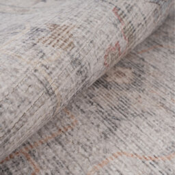 Beige Vintage Fringed Area Rug - Antique White / 190cm - thumbnail 3