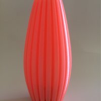 Vertical Vase 17cm  - Orange