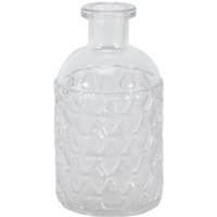 Romagna Glass Display Bottle Vase - Clear