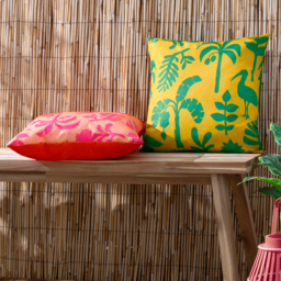 Marula Tropical Outdoor Cushion Cover - Teal - thumbnail 5