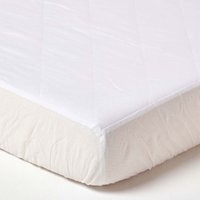 Quilted Mattress Protector - White / Superking - image 1
