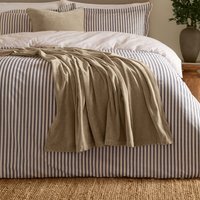 Heavy Chenille Velvet Throw - Linen / 200cm - image 1
