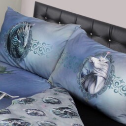 Protector Of Magic Duvet Cover Set Unicorns Dragons - Multi / Single - thumbnail 3