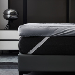 Shredded memory foam mattress topper - Light Grey / 90cm / 5cm - thumbnail 5